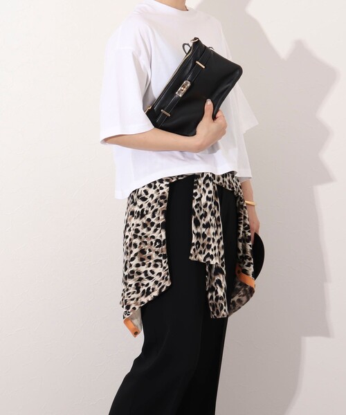 NOLLEY’S（ノーリーズ）の「ヒネリカナグチェーンポシェット（ショルダーバッグ・レディース・ブラック/ゴールド・FREE）」の14枚目の写真