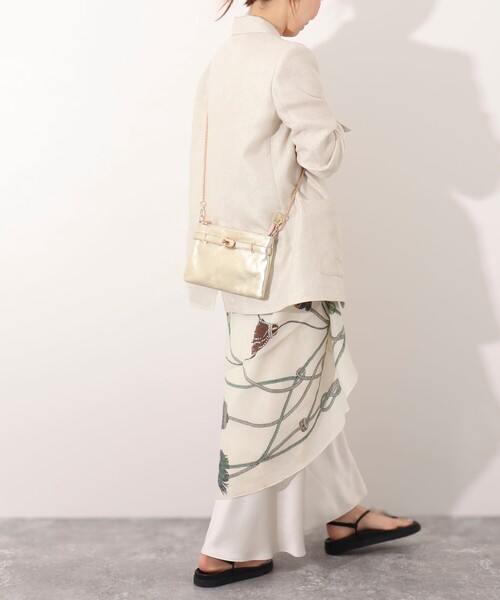 NOLLEY’S（ノーリーズ）の「ヒネリカナグチェーンポシェット（ショルダーバッグ・レディース・ブラック/ゴールド・FREE）」の19枚目の写真