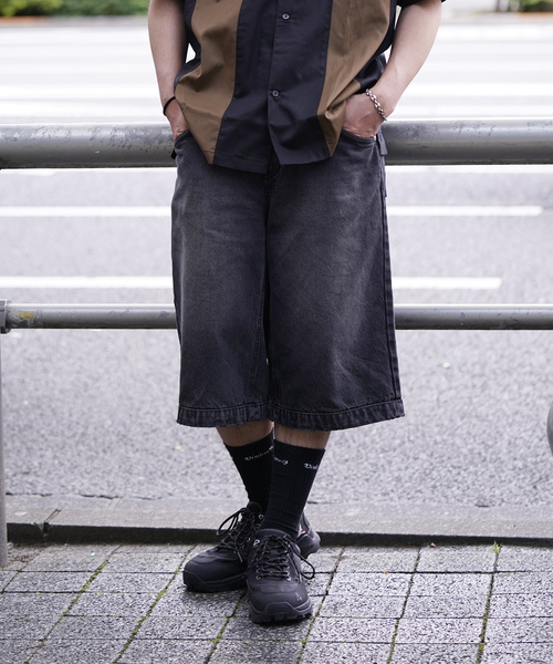 FADE WIDE DENIM SHORTS（デニムパンツ）｜PULP/417EDIFICE