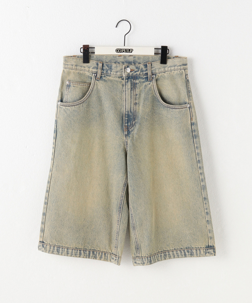 FADE WIDE DENIM SHORTS（デニムパンツ）｜PULP/417EDIFICE