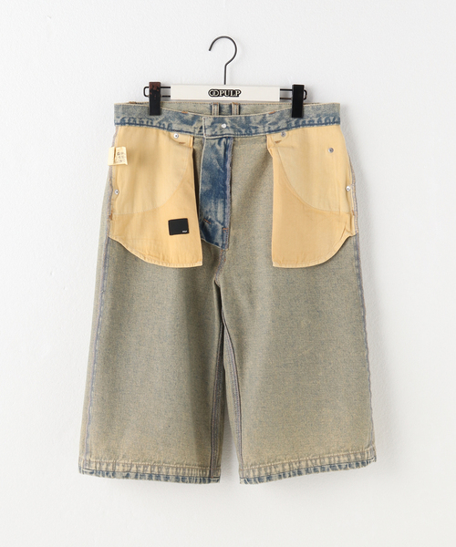 FADE WIDE DENIM SHORTS（デニムパンツ）｜PULP/417EDIFICE