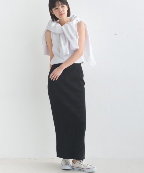 OMNES（オムネス）の「ハニカムストレッチ袖ボリュームカーディガン（カーディガン/ボレロ・レディース・ネイビー/ホワイト/ブラック/アイボリー・FREE）」の16枚目の写真