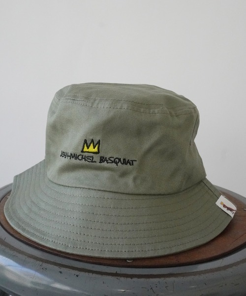 dictionary(ディクショナリー)の「【 JEAN-MICHEL BASQUIAT / ジャン-ミシェル バスキア 】 刺繍 ハット / HAT(ハット・メンズ・ベージュ/アイボリー/ブラック/オリーブ・FREE)」の4枚目の写真