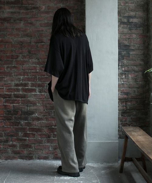 aimoha(アイモハ)の「【aimoha neo】GRADIENT WASHING WIDE SWEAT PANTS(サイズ0.1.2.3)(スウェットパンツ・メンズ・ダークベージュ/ブラック・1/2/0/3)」の10枚目の写真