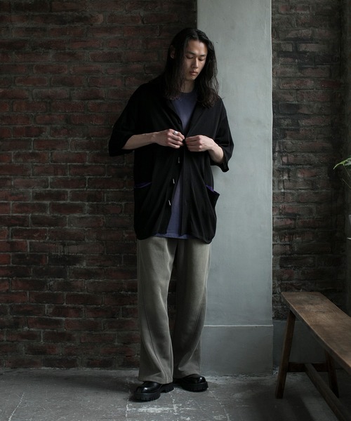 aimoha(アイモハ)の「【aimoha neo】GRADIENT WASHING WIDE SWEAT PANTS(サイズ0.1.2.3)(スウェットパンツ・メンズ・ダークベージュ/ブラック・1/2/0/3)」の13枚目の写真