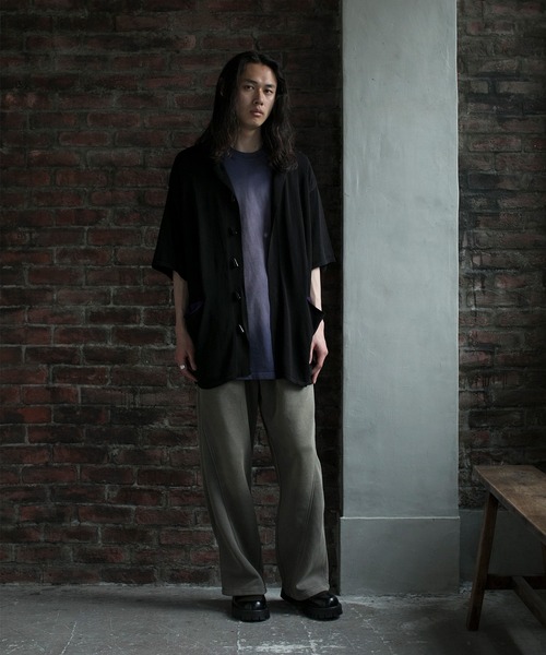 aimoha(アイモハ)の「【aimoha neo】GRADIENT WASHING WIDE SWEAT PANTS(サイズ0.1.2.3)(スウェットパンツ・メンズ・ダークベージュ/ブラック・1/2/0/3)」の16枚目の写真