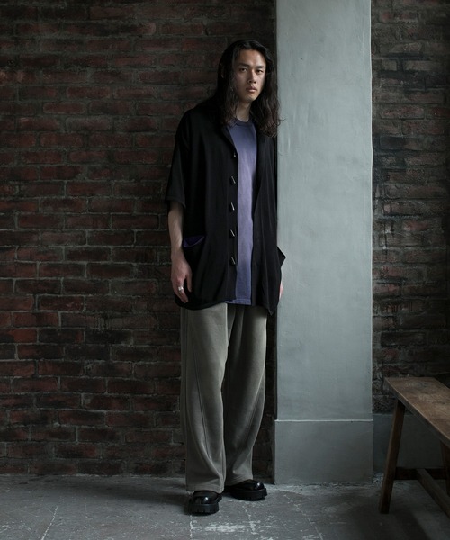 aimoha(アイモハ)の「【aimoha neo】GRADIENT WASHING WIDE SWEAT PANTS(サイズ0.1.2.3)(スウェットパンツ・メンズ・ダークベージュ/ブラック・1/2/0/3)」の17枚目の写真