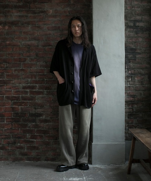 aimoha(アイモハ)の「【aimoha neo】GRADIENT WASHING WIDE SWEAT PANTS(サイズ0.1.2.3)(スウェットパンツ・メンズ・ダークベージュ/ブラック・1/2/0/3)」の18枚目の写真