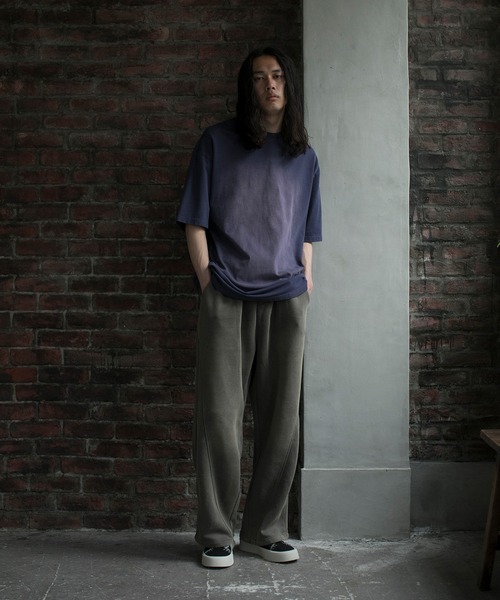 aimoha(アイモハ)の「【aimoha neo】GRADIENT WASHING WIDE SWEAT PANTS(サイズ0.1.2.3)(スウェットパンツ・メンズ・ダークベージュ/ブラック・1/2/0/3)」の19枚目の写真