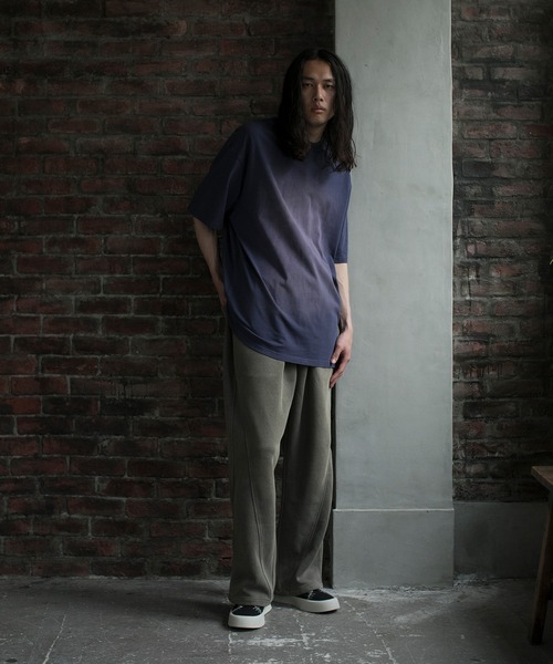 aimoha(アイモハ)の「【aimoha neo】GRADIENT WASHING WIDE SWEAT PANTS(サイズ0.1.2.3)(スウェットパンツ・メンズ・ダークベージュ/ブラック・1/2/0/3)」の20枚目の写真