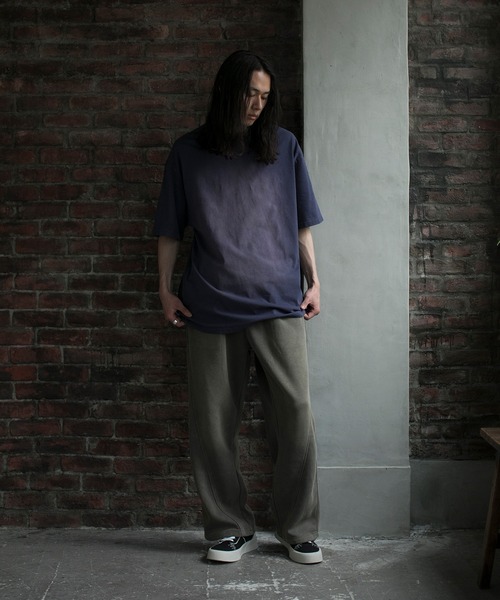 aimoha(アイモハ)の「【aimoha neo】GRADIENT WASHING WIDE SWEAT PANTS(サイズ0.1.2.3)(スウェットパンツ・メンズ・ダークベージュ/ブラック・1/2/0/3)」の21枚目の写真