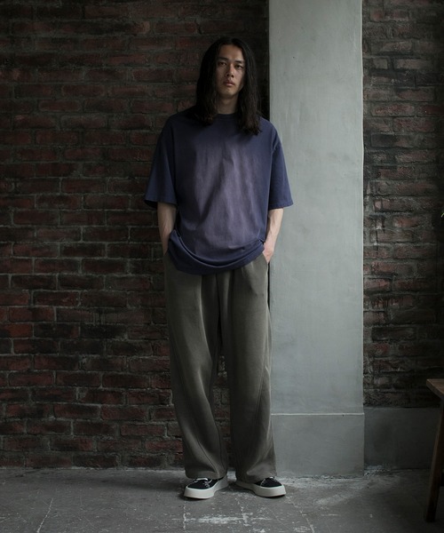 aimoha(アイモハ)の「【aimoha neo】GRADIENT WASHING WIDE SWEAT PANTS(サイズ0.1.2.3)(スウェットパンツ・メンズ・ダークベージュ/ブラック・1/2/0/3)」の22枚目の写真