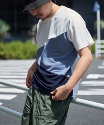 【コスパ最強／親子コーデ】速乾COOL斜め切り替えTシャツ