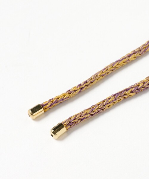 Ray BEAMS(レイビームス)の「メタル ボール シルクコード ネックレス(ネックレス・レディース・ブラック/ラベンダー・ONE SIZE)」の11枚目の写真