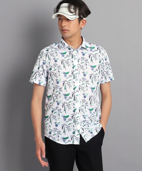 adabat（アダバット）の「◆【吸水速乾】サマーリゾート柄 半袖シャツ（シャツ/ブラウス・メンズ・グリーン系その他2/ネイビー系・46/48/50/52）」の15枚目の写真