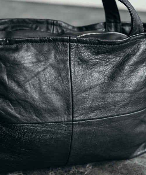 Rocky Monroe（ロッキーモンロー）の「本革トートバッグ（トートバッグ・メンズ・ブラック・FREE）」の10枚目の写真