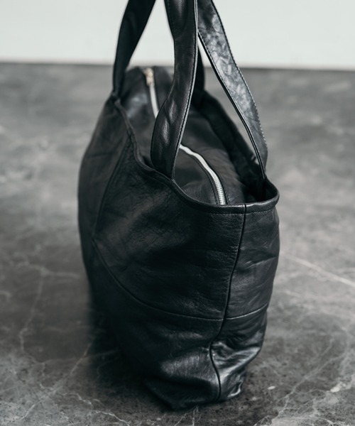 Rocky Monroe（ロッキーモンロー）の「本革トートバッグ（トートバッグ・メンズ・ブラック・FREE）」の11枚目の写真