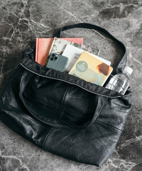 Rocky Monroe（ロッキーモンロー）の「本革トートバッグ（トートバッグ・メンズ・ブラック・FREE）」の15枚目の写真