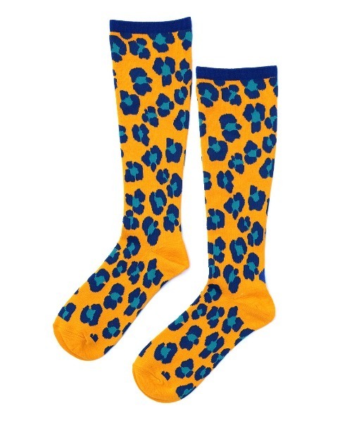 チチカカ(チチカカ)の「カラフルアニマル着圧ソックス 23-25cm(ソックス/靴下・レディース・ピンク/イエロー・FREE)」の5枚目の写真