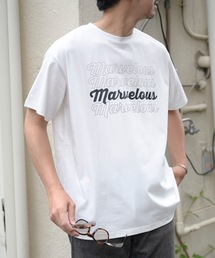 ＆HALF（アンドハーフ）の「MARVELOUSロゴTシャツ (ユニセックス）（Tシャツ/カットソー）」