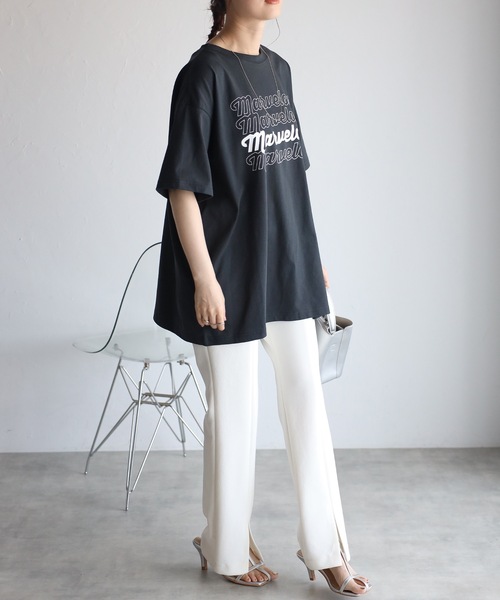 MARVELOUSロゴTシャツ (ユニセックス）（Tシャツ/カットソー）｜＆HALF