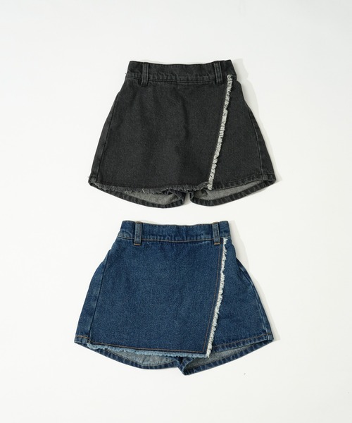 CIAOPANIC TYPY(チャオパニックティピー)の「【一部店舗限定】【KIDS】【emma】デニムパレオキュロット(デニムパンツ・キッズ・ネイビー/ブラック・XX-LARGE/X-LARGE/LARGE/MEDIUM/SMALL)」の4枚目の写真