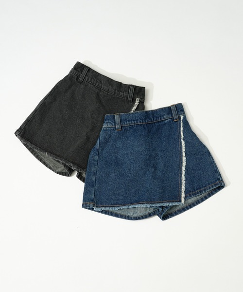 CIAOPANIC TYPY(チャオパニックティピー)の「【一部店舗限定】【KIDS】【emma】デニムパレオキュロット(デニムパンツ・キッズ・ネイビー/ブラック・XX-LARGE/X-LARGE/LARGE/MEDIUM/SMALL)」の5枚目の写真