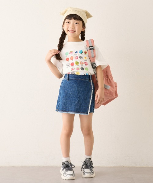 CIAOPANIC TYPY(チャオパニックティピー)の「【一部店舗限定】【KIDS】【emma】デニムパレオキュロット(デニムパンツ・キッズ・ネイビー/ブラック・XX-LARGE/X-LARGE/LARGE/MEDIUM/SMALL)」の21枚目の写真