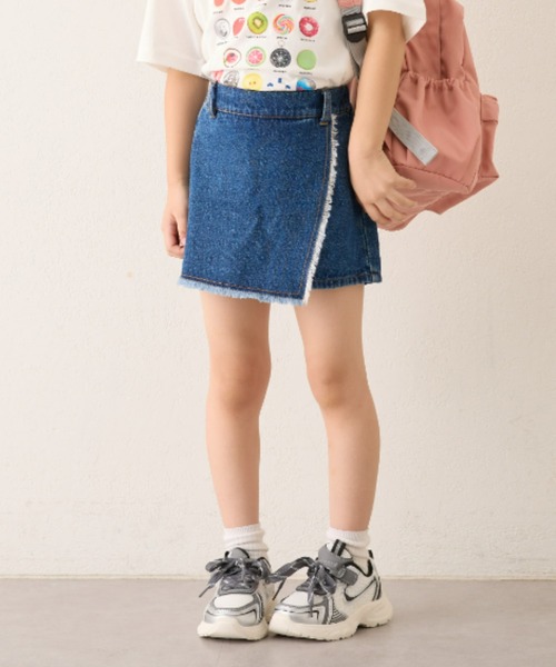 CIAOPANIC TYPY(チャオパニックティピー)の「【一部店舗限定】【KIDS】【emma】デニムパレオキュロット(デニムパンツ・キッズ・ネイビー/ブラック・XX-LARGE/X-LARGE/LARGE/MEDIUM/SMALL)」の19枚目の写真