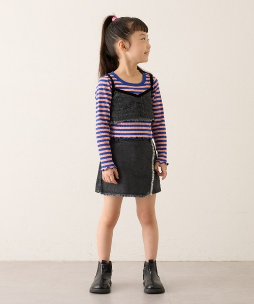 CIAOPANIC TYPY(チャオパニックティピー)の「【一部店舗限定】【KIDS】【emma】デニムパレオキュロット(デニムパンツ・キッズ・ネイビー/ブラック・XX-LARGE/X-LARGE/LARGE/MEDIUM/SMALL)」の15枚目の写真