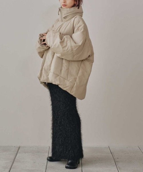 TODAYFUL(トゥデイフル)の「TODAYFUL Monster Down Jacket モンスターダウンジャケット/12420006(ダウンジャケット/コート・レディース・ブラック/オリーブ・36/38)」の3枚目の写真