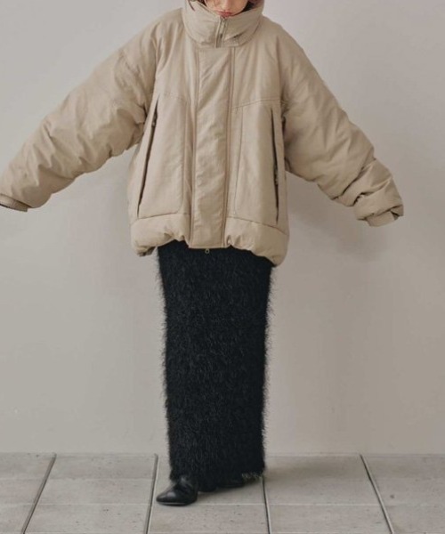 TODAYFUL(トゥデイフル)の「TODAYFUL Monster Down Jacket モンスターダウンジャケット/12420006(ダウンジャケット/コート・レディース・ブラック/オリーブ・36/38)」の4枚目の写真
