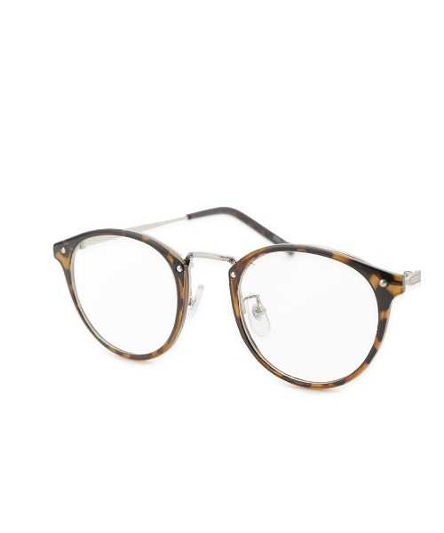 Mila Owen（ミラオーウェン）の「メタルセルフレームダテメガネ（メガネ・レディース・ブラウン・FREE）」の5枚目の写真