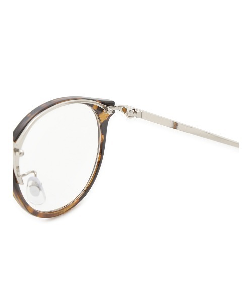 Mila Owen（ミラオーウェン）の「メタルセルフレームダテメガネ（メガネ・レディース・ブラウン・FREE）」の6枚目の写真