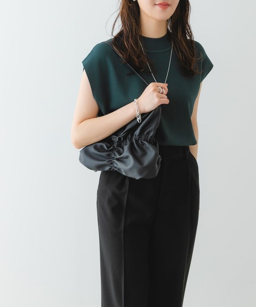 RODE SKO（ロデスコ）の「シャーリングワンハンドルバッグ（ハンドバッグ・レディース・ブラウン系その他/ブラック/オフホワイト・ONE）」の15枚目の写真