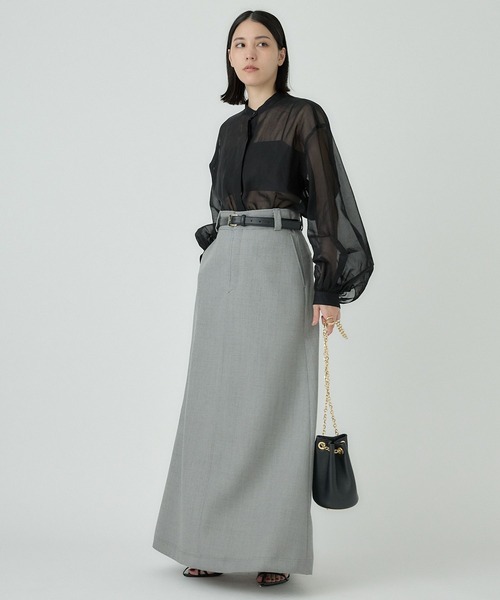 Chaos（カオス）の「Chaos(カオス)/ダスティーロングスカート（スカート・レディース・ライトグレー・38/36）」の21枚目の写真