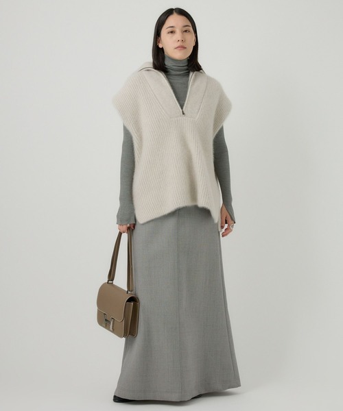 Chaos（カオス）の「Chaos(カオス)/ダスティーロングスカート（スカート・レディース・ライトグレー・38/36）」の18枚目の写真