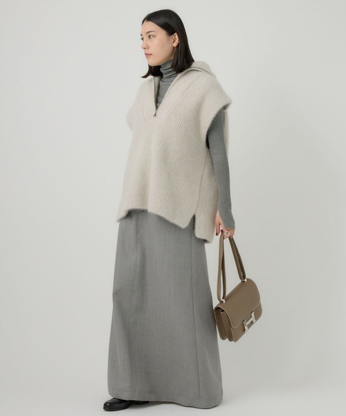 Chaos（カオス）の「Chaos(カオス)/ダスティーロングスカート（スカート・レディース・ライトグレー・38/36）」の17枚目の写真