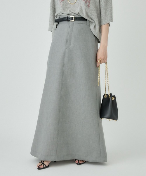 Chaos（カオス）の「Chaos(カオス)/ダスティーロングスカート（スカート・レディース・ライトグレー・38/36）」の15枚目の写真