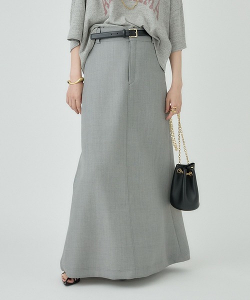 Chaos（カオス）の「Chaos(カオス)/ダスティーロングスカート（スカート・レディース・ライトグレー・38/36）」の14枚目の写真