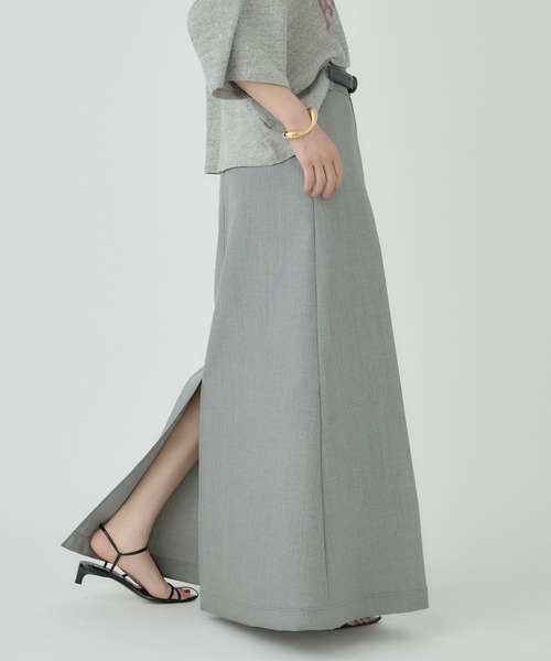 Chaos（カオス）の「Chaos(カオス)/ダスティーロングスカート（スカート・レディース・ライトグレー・38/36）」の11枚目の写真