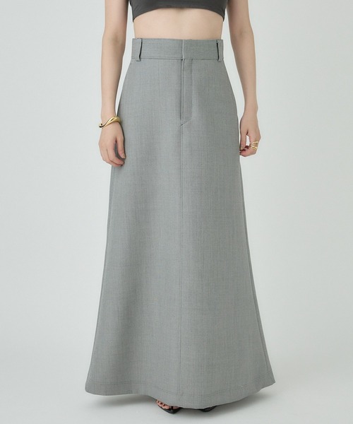 Chaos（カオス）の「Chaos(カオス)/ダスティーロングスカート（スカート・レディース・ライトグレー・38/36）」の10枚目の写真