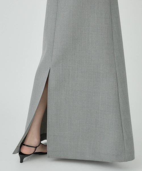 Chaos（カオス）の「Chaos(カオス)/ダスティーロングスカート（スカート・レディース・ライトグレー・38/36）」の6枚目の写真