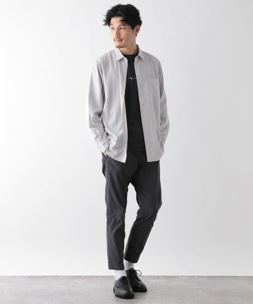 GLOBAL WORK（グローバルワーク）の「サラサマレギュラーカラーシャツ/116328（シャツ/ブラウス・メンズ・ライトグリーン系2/グレー系2/ネイビー/チャコール/ブルー系5/ブルー系6/ライトブルー・LARGE/MEDIUM/SMALL/X-LARGE）」の14枚目の写真