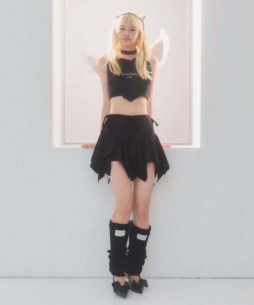 lilLilly（リルリリー）の「ハートフリルキャミトップス（キャミソール