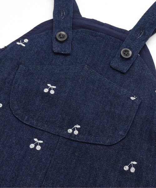 apres les cours(アプレレクール)の「ベビー刺繍ジャンスカ(その他ベビーウェア・キッズ・インディゴブルー/アイボリー・70/80)」の17枚目の写真