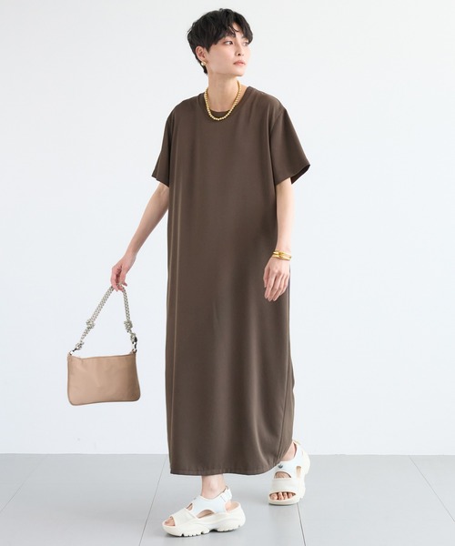 セール】BARNYARDSTORM / ダブルクロスハーフスリーブワンピース