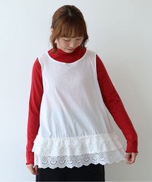 bulle de savon | △3ren lace ノースリブラウス(シャツ/ブラウス)