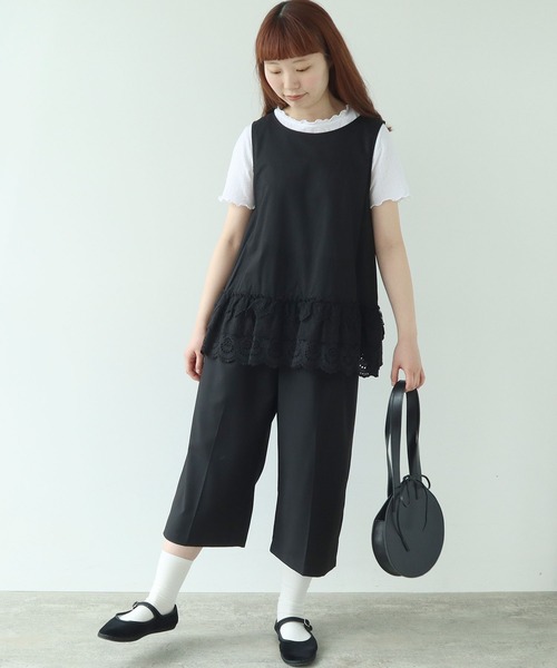 見逃し厳禁！おトクな △3ren lace ノースリブラウス（シャツ/ブラウス）｜bulle de トップス