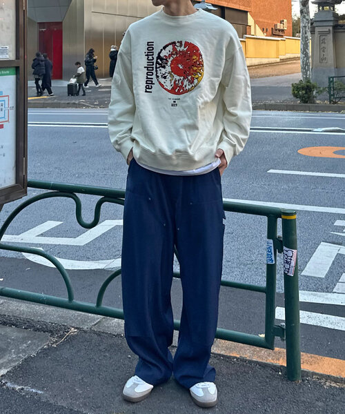 RePRODUCTION LABEL（リプロダクションレーベル）の「【RePRODUCTION LABEL / リプロダクションレーベル】セットインスウェット（Tシャツ/カットソー・レディース・ピンク/グレー/ネイビー/ブラック/ブラック系その他2/ピンク系その他/グレー系その他/ブラック系その他/アイボリー・FREE）」の11枚目の写真